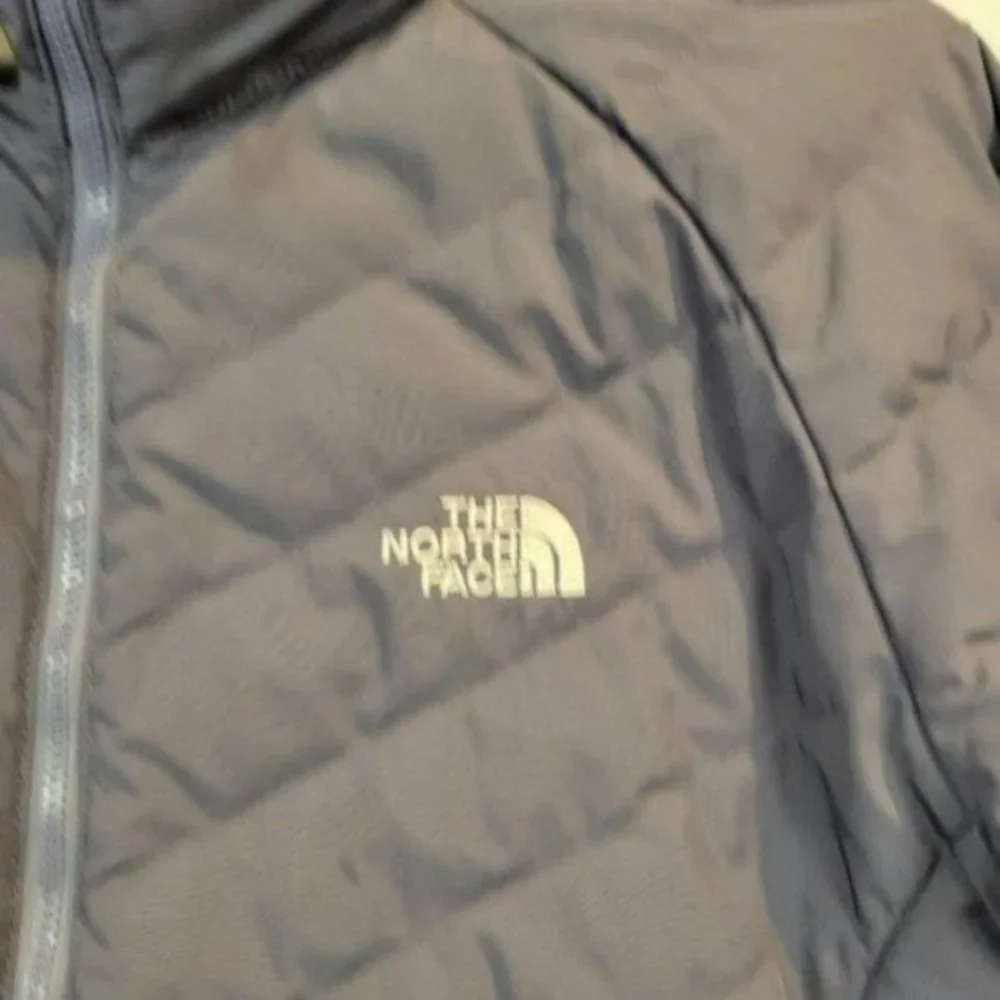The North Face | Goose Down Puffer 550 Jacket coat Gray Blue - Picture 5 of 10